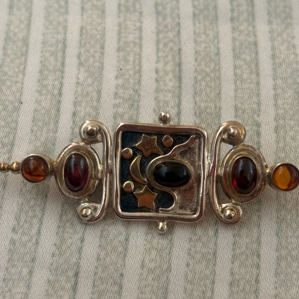 Beautiful Vintage Celestial brooch/ Pendant.